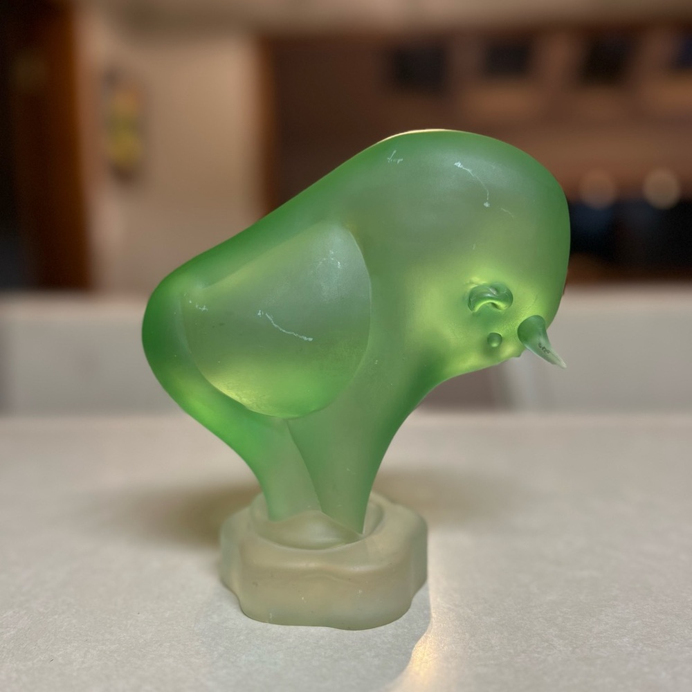 Murano Blown Glass Bull Sculpture